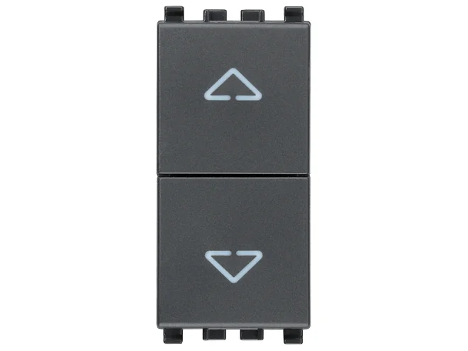 VIMAR Vimar 20062 Due pulsanti interblocc.NO+NO 10A grigio