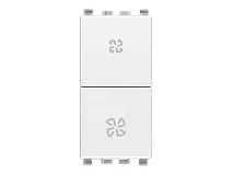 VIMAR Vimar 20063.B Commutatore 2P 10AX fan-coil bianco