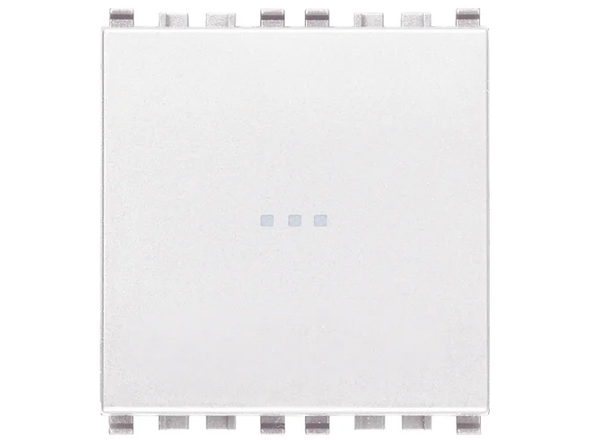 VIMAR Vimar 20101.2.B Interruttore 1P 16AX assiale 2M bianco