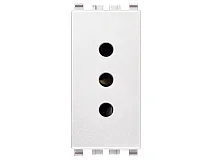 VIMAR Vimar 20201.B Presa 2P+T 10A P11 bianco