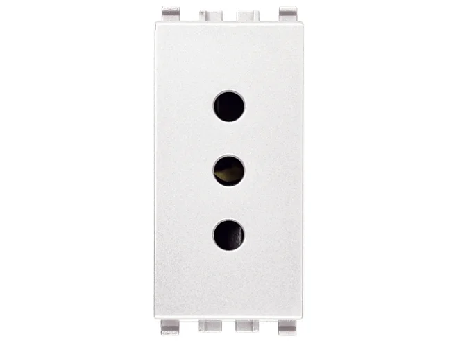 VIMAR Vimar 20201.B Presa 2P+T 10A P11 bianco