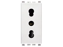 VIMAR Vimar 20203.B Presa 2P+T 16A P17/11 bianco