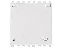 VIMAR Vimar 20208.C.B Presa SICURY 2P+T 16A DE + coper. bianco
