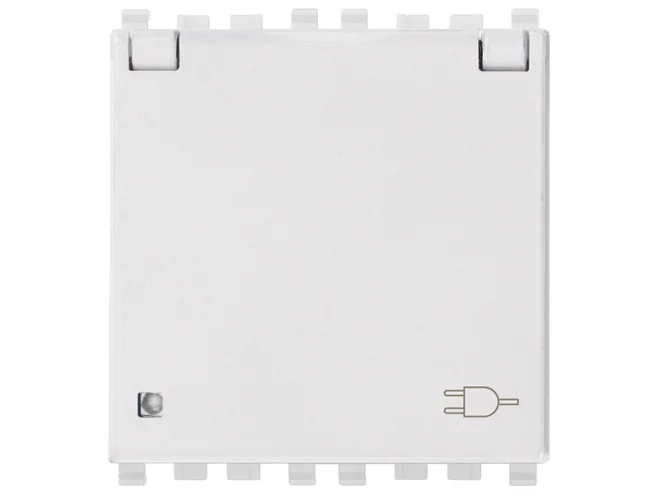 VIMAR Vimar 20208.C.B Presa SICURY 2P+T 16A DE + coper. bianco