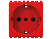 VIMAR Vimar 20209.R Presa 2P+T 16A P30 rosso
