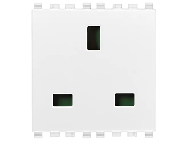 VIMAR Vimar 20219.B Presa 2P+T 13A inglese bianco