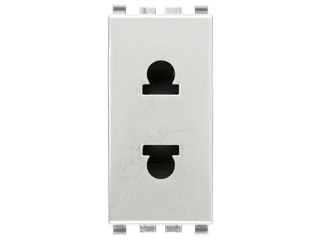 VIMAR Vimar 20234.N Presa SICURY 2P 16A USA+EU ø4,8mm Next
