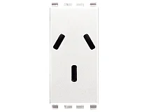 VIMAR Vimar 20250.B Presa SICURY 2P+T 10A argentino bianco