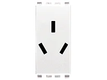 VIMAR Vimar 20251.B Presa SICURY 2P+T 10A cinese bianco