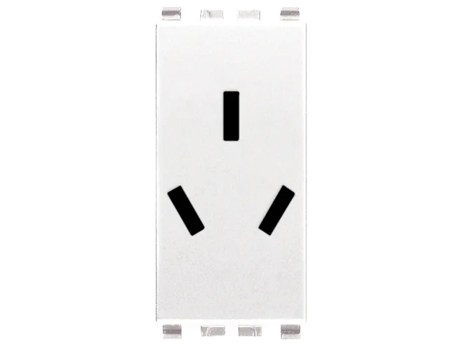 VIMAR Vimar 20251.B Presa SICURY 2P+T 10A cinese bianco