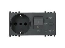VIMAR Vimar 20286 Presa 2P+T 16A P30 intb+MTDiffC16 grigio