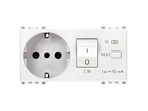 VIMAR Vimar 20286.B Presa 2P+T 16A P30 intb+MTDif C16 bianco