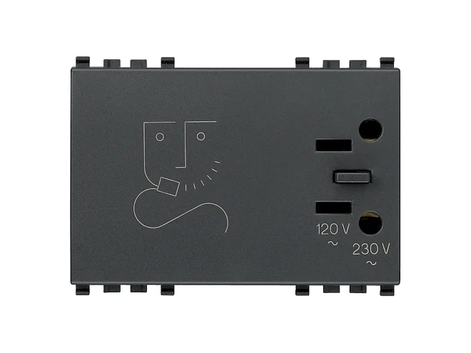 VIMAR Vimar 20290 Presa per rasoio 230V grigio