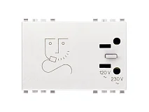 VIMAR Vimar 20290.B Presa per rasoio 230V bianco
