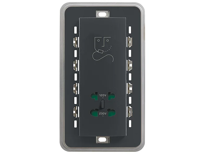 VIMAR Vimar 20291 Presa per rasoio verticale 230V grigio
