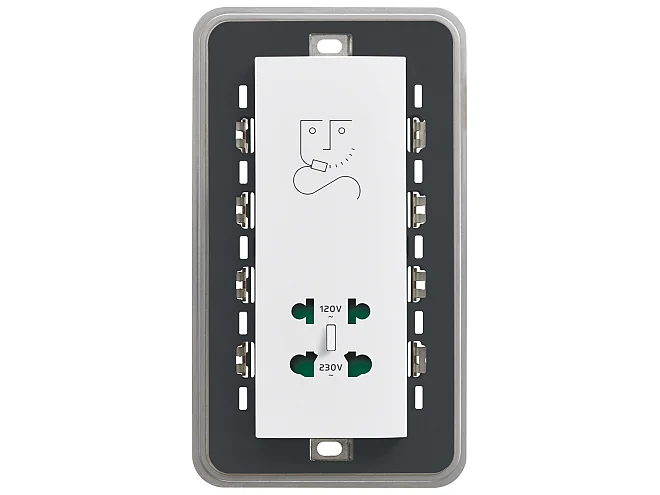 VIMAR Vimar 20291.B Presa per rasoio verticale 230V bianco