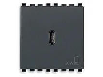 VIMAR Vimar 20298 Alimentatore USB C 30W PD grigio