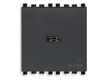 VIMAR Vimar 20298.60 Alimentatore USB C 60W PD grigio