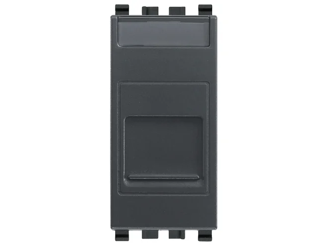 VIMAR Vimar 20322 Presa RJ11 6/4 con portello grigio