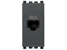VIMAR Vimar 20329 Presa RJ11 speciale per BUS grigio