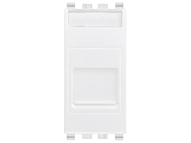 VIMAR Vimar 20337.6.B Presa RJ45 Cat6 UTP con portello bianco