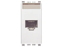 VIMAR Vimar 20338.8.B Presa RJ45 Netsafe Cat5e UTP bianco