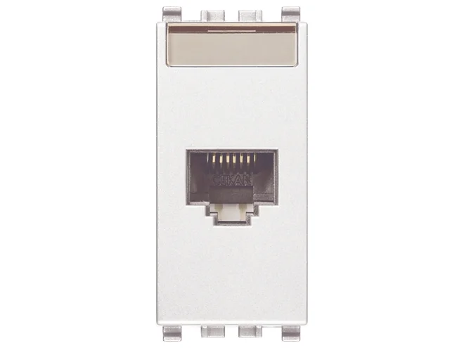 VIMAR Vimar 20338.8.B Presa RJ45 Netsafe Cat5e UTP bianco