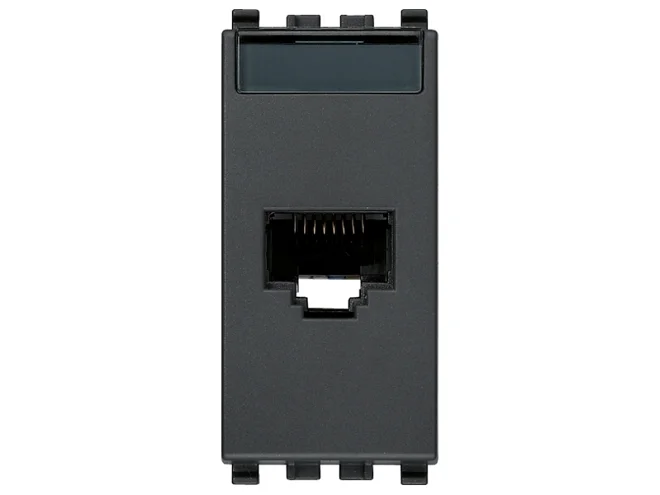 VIMAR Vimar 20339.13 Presa RJ45 Netsafe Cat6 UTP grigio