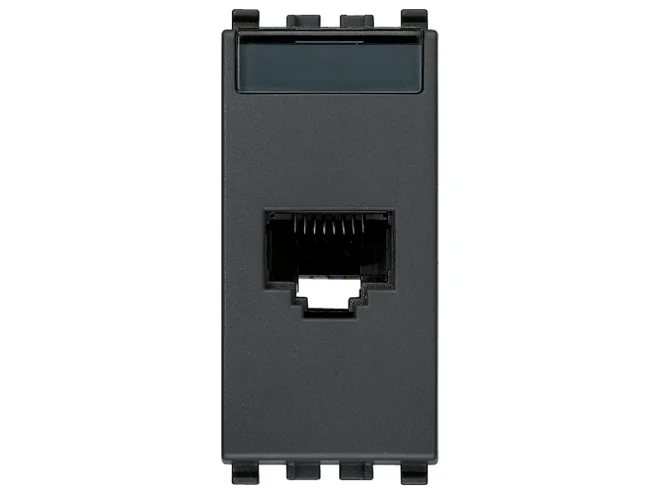 VIMAR Vimar 20339.14 Presa RJ45 Netsafe Cat6 FTP grigio