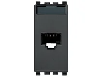 VIMAR Vimar 20339.16 Presa RJ45 Netsafe Cat6A FTP grigio