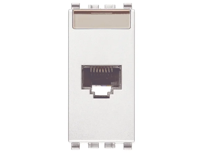 VIMAR Vimar 20339.16.B Presa RJ45 Netsafe Cat6A FTP bianco