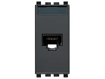 VIMAR Vimar 20339.4 Presa RJ45 Netsafe Cat5e UTP 110 grigio