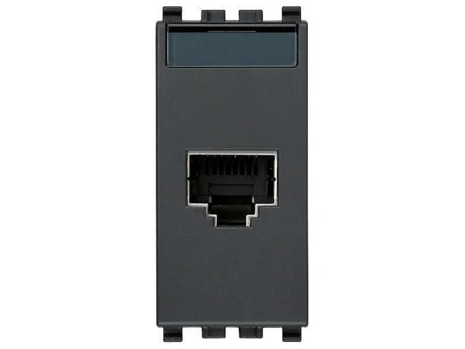 VIMAR Vimar 20339.5 Presa RJ45 Netsafe Cat5e FTP 110 grigio