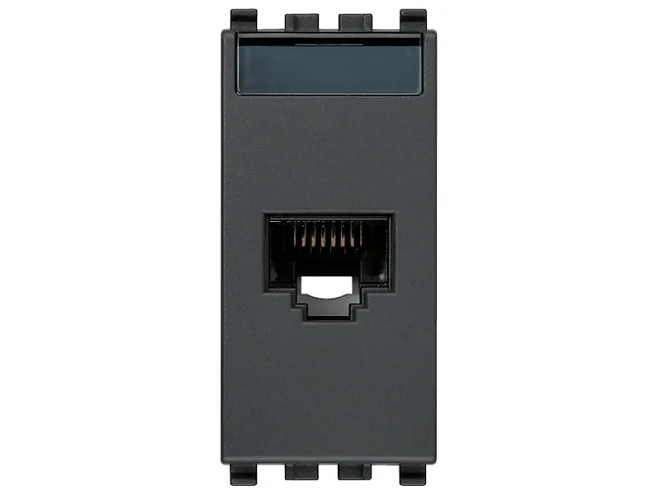 VIMAR Vimar 20339.6 Presa RJ45 Netsafe Cat6 UTP 110 grigio