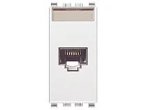 VIMAR Vimar 20339.6.B Presa RJ45 Netsafe Cat6 UTP 110 bianco