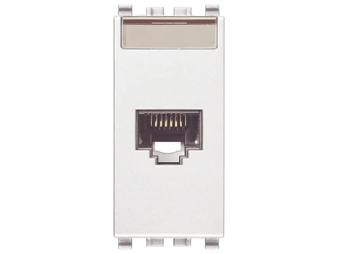 VIMAR Vimar 20339.6.B Presa RJ45 Netsafe Cat6 UTP 110 bianco