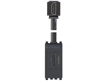VIMAR Vimar 20346.H Presa HDMI 2.1b con cavo a 90° grigio