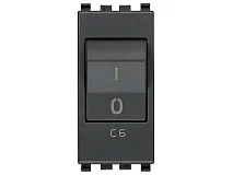 VIMAR Vimar 20405.06 Interruttore MT 1P+N C6 120-230V grigio