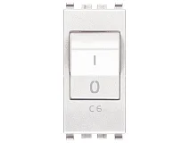 VIMAR Vimar 20405.06.B Interruttore MT 1P+N C6 120-230V bianco