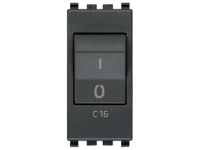 VIMAR Vimar 20405.16 Interruttore MT 1P+N C16 120-230V grigio