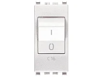 VIMAR Vimar 20405.16.B Interruttore MT 1P+N C16 120-230V bianco