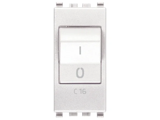 VIMAR Vimar 20405.16.B Interruttore MT 1P+N C16 120-230V bianco