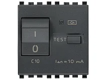 VIMAR Vimar 20411.10 Interruttore MTDiff.1P+N C10 10mA grigio