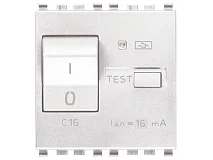 VIMAR Vimar 20411.16.6.B Interruttore MT Diff 1P+N C16 6mA bianco