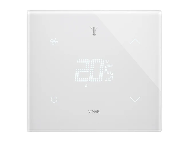 VIMAR Vimar 21514.F.70 Termostato domotico FAN 2M b.co diamante