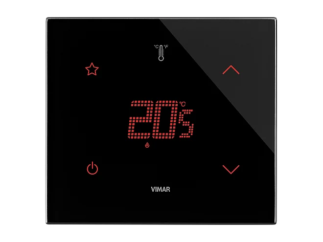 VIMAR Vimar 21514.S.76 Termostato domotico STAR 2M nero diam.