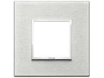 VIMAR Vimar 21642.02 Placca 2M grigio Next
