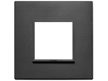 VIMAR Vimar 21642.18 Placca 2M nero totale