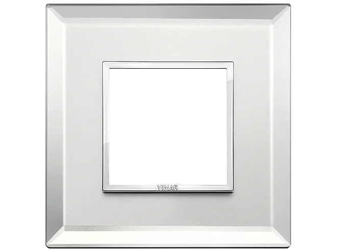 VIMAR Vimar 21642.72 Placca 2M argento ghiaccio