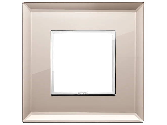 VIMAR Vimar 21642.75 Placca 2M specchio bronzato